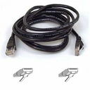 Belkin Cat5e Patch Cable - RJ-45 Male Network - RJ-45 Male Network - 8" - Black