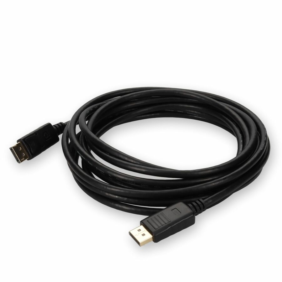 AddOn 15ft DisplayPort 1.2 Male to DisplayPort 1.2 Male Black Cable For Resolution Up to 3840x2160 (4K UHD)