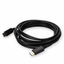 AddOn 15ft DisplayPort 1.2 Male to DisplayPort 1.2 Male Black Cable For Resolution Up to 3840x2160 (4K UHD)