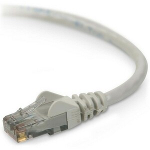 Belkin Cat.6 Patch Cable - RJ-45 Male - RJ-45 Male - 12ft - Gray
