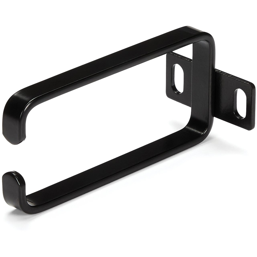 StarTech 1U Vertical Cable Management D-Ring Hook, Server Rack Cable Management, Vertical Cable Manager, Network Rack Wire Organizer