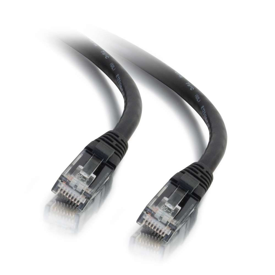 C2G-125ft Cat6 Snagless Unshielded (UTP) Network Patch Cable - Black