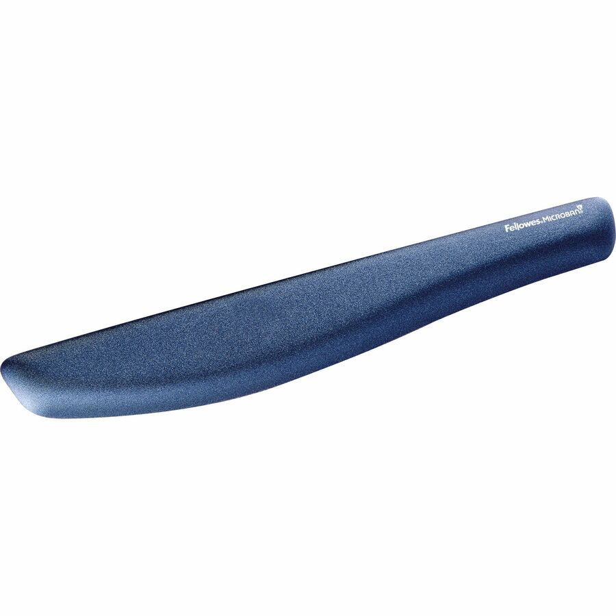 Fellowes® PlushTouch™ Foam Keyboard Wrist Rest with MICROBAN® - Blue (9287401)