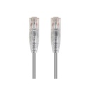 Monoprice SlimRun Cat6 28AWG UTP Ethernet Network Cable, 1ft Gray