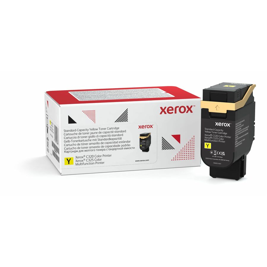 Xerox Genuine Xerox® C320 Color Printer, C325 Color Multifunction Printer Yellow Standard capacity Toner Cartridge (1800 Pages) - 006R04822