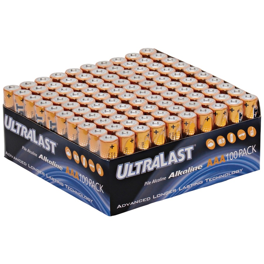 NABC UltraLast ULA100AAAB AAA Size Battery Bulk Value Pack