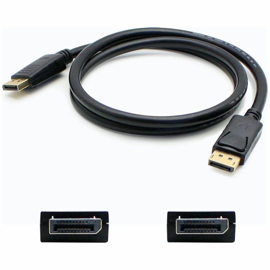 AddOn 1.5ft DisplayPort 1.2 Male to DisplayPort 1.2 Male Black Cable For Resolution Up to 3840x2160 (4K UHD)