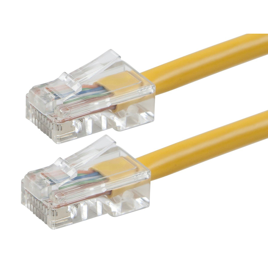 Monoprice ZEROboot Series Cat6 24AWG UTP Ethernet Network Patch Cable, 7ft Yellow
