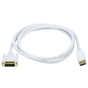 Monoprice 15ft 28AWG DisplayPort to DVI Cable - White