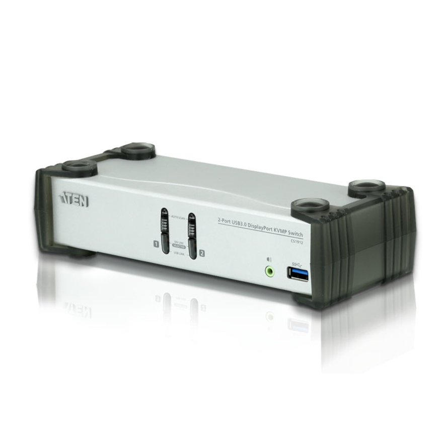 ATEN 2-Port USB 3.0 DisplayPort KVMP Switch-TAA Compliant