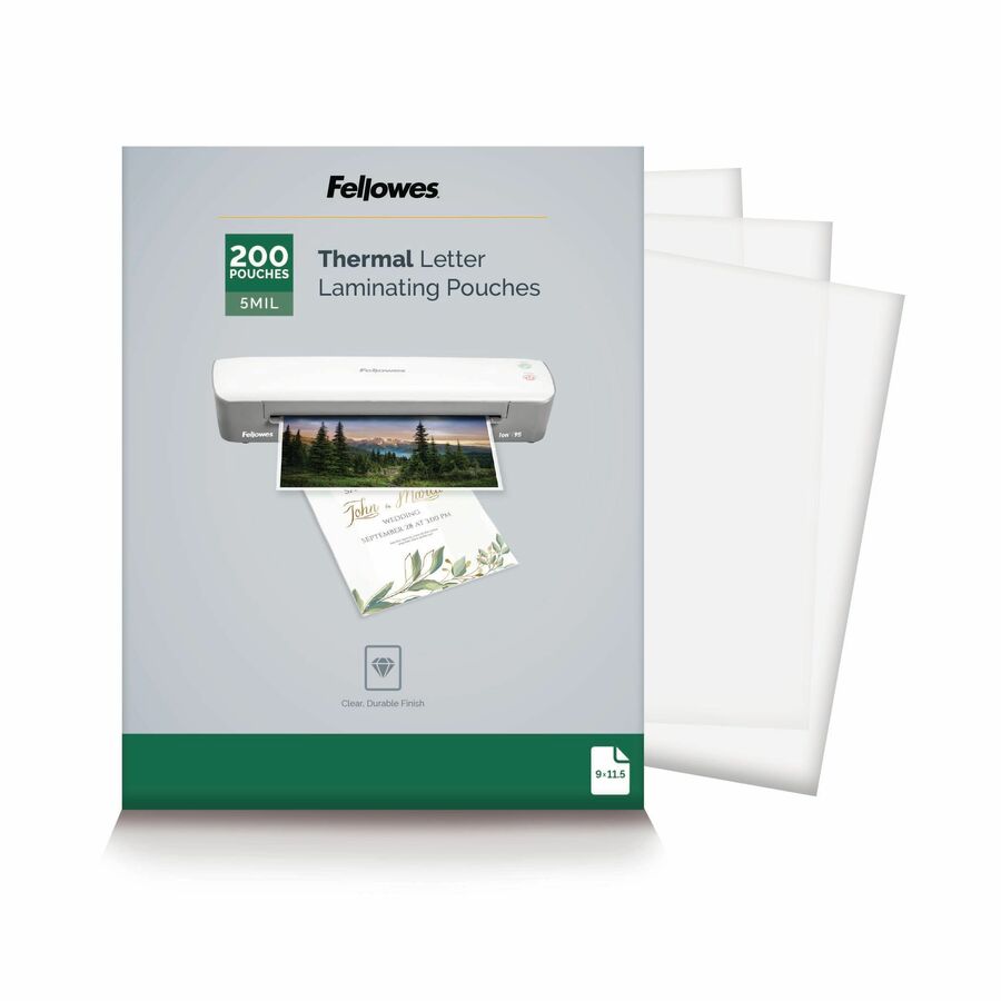 Fellowes Letter-Size Thermal Laminating Pouches