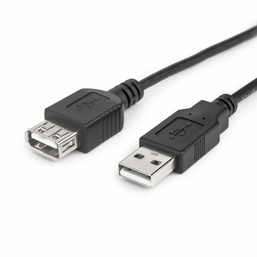 Rocstor Premium 6 ft USB 2.0 Extension Cable A Male to A Female - M/F - USB - 6 ft - 1 Pack - 1 x Type A Male - 1 x Type A Female -Black - USB A MALE TO A FEMALE CABLE