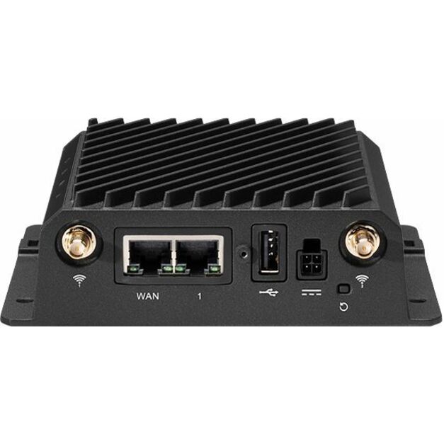CradlePoint Wi-Fi 6 IEEE 802.11k/r/v/ax 2 SIM Ethernet, Cellular Modem/Wireless Router - 5G - LTE 2100, LTE 1900, LTE 1800, LTE 1700, LTE 850, LTE 2600, LTE 900, LTE 700, LTE 800, LTE 2300, LTE 1500, ... - 5G NR, LTE, WCDMA, UMTS, HSPA+, LTE Advanced Pro - Dual Band - 2.40 GHz ISM Band - 5 GHz UNII Band - 153.60 MB/s Wireless Speed - 1 x Network Port - 1 x Broadband Port - USB - Gigabit Ethernet - VPN Supported - DIN Rail Mountable