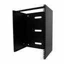 StarTech.com 14U Wall Mount Rack, 14in Deep, 19 inch Wall Mount Network Rack, Wall Mounting Patch Panel Bracket for Switch/IT Equipment - 14U Wall Mount rack for networking equipment - 19in wallmount patch panel bracket - Mount depth 14in - 77lb Capacity - Incl hardware for wall mounting (mount holes 16in apart) and equipment install - Durable cold rolled steel - Lifetime Warranty