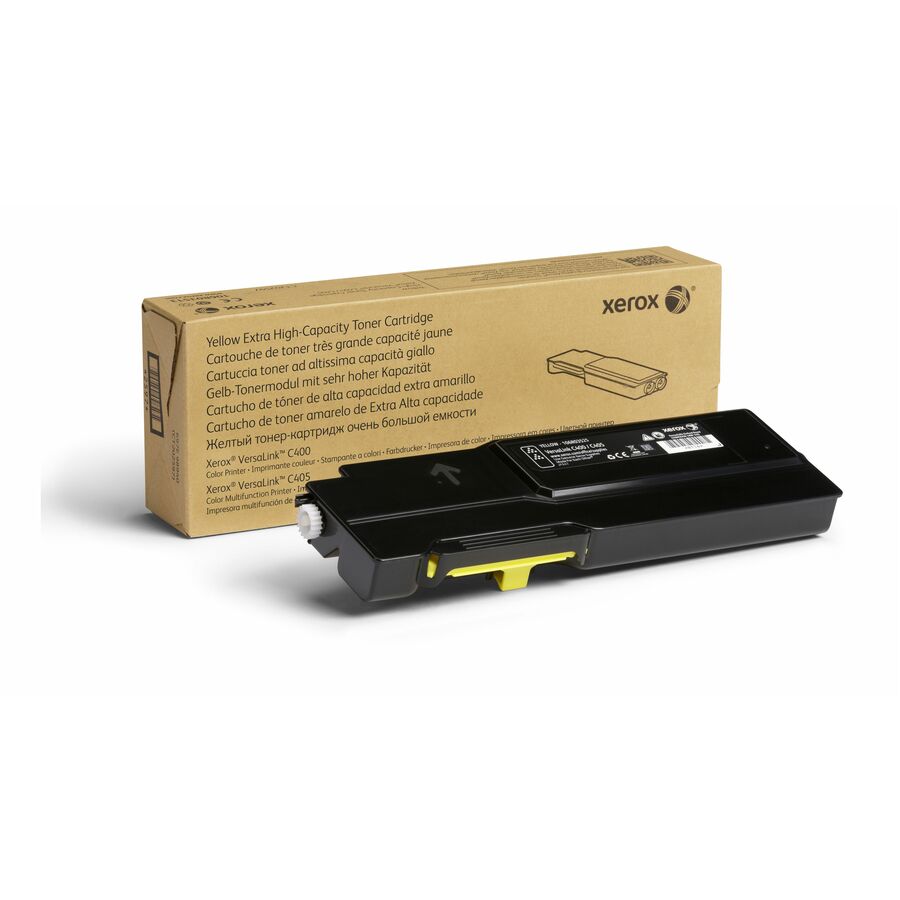 Xerox Genuine Xerox® VersaLink® C400 Color Printer, C405 Color Multifunction Printer Yellow Extra High capacity Toner Cartridge (8000 Pages) - 106R03525