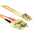 ENET 7M SC/LC Duplex Multimode 50/125 OM2 or Better Orange Fiber Patch Cable 7 meter SC-LC Individually Tested