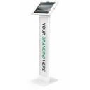 Compulocks iPad Pro M4 & M5 13" , Apex Enclosure Brandable Floor Stand - White