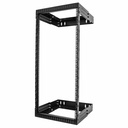 StarTech.com 2-Post 24U Heavy-Duty Wall Mount Network Rack, 19" Open Frame Server Rack with Adjustable Depth, Data Rack for IT Equipment~ - 2-Post 24U open frame network rack with adjustable depth (12-20in) - Durable heavy-duty 19" data server rack - Efficient flat pack shipping and hassle-free installation - M6 cage nuts, screws included - EIA/ECA-310 compliant; Max capacity 200lbs/90kg~