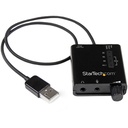 StarTech USB Stereo Audio Adapter External Sound Card with SPDIF Digital Audio