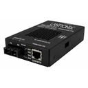 Transition Networks Stand-alone Fast Ethernet Media Converter 100Base-TX to 100Base-FX - 1 x Network (RJ-45) - 1 x SC Ports - Multi-mode - 1300 nm Fiber - Fast Ethernet - 100Base-TX, 100Base-FX - 2 km - AC/DC - Standalone, Rack-mountable, Shelf Mount, DIN Rail Mountable, Wall Mountable