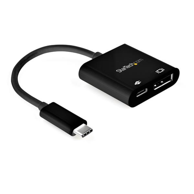StarTech USB C to DisplayPort Adapter with 60W Power Delivery Pass-Through - 8K/4K USB Type-C to DP 1.4 Video Converter w/ Charging