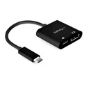 StarTech USB C to DisplayPort Adapter with 60W Power Delivery Pass-Through - 8K/4K USB Type-C to DP 1.4 Video Converter w/ Charging