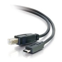 C2G 3ft USB C to USB B Cable - USB C to B Cable - USB 2.0 - 1A, 480Mbps - Black - M/M - USB for Printer, Hub - 60 MB/s - 3 ft - Type C Male USB - Type B Male USB - Black