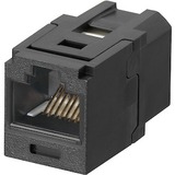 Panduit Coupler Module - 1 x 8-pin RJ-45 Network Female - 1 x 8-pin RJ-45 Network Female - Gold Contact - Green