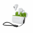 Morpheus 360 Nemesis True Wireless Earbuds TW1800W-Bluetooth Headphones with Microphone-20H Playtime-White