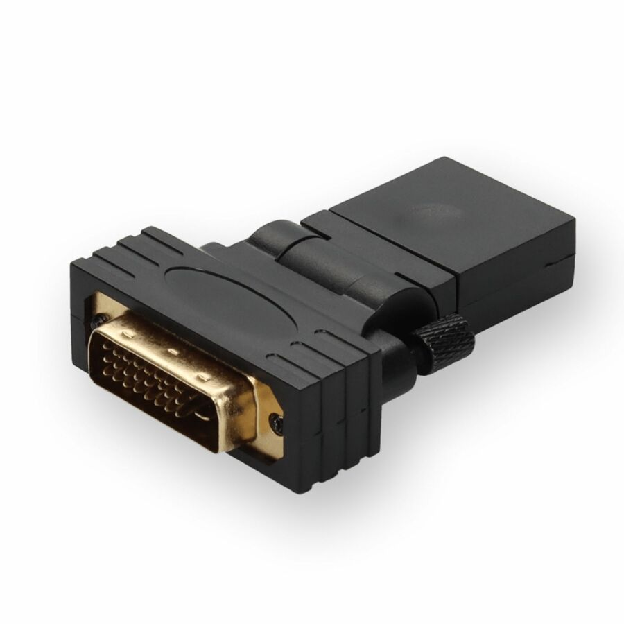 AddOn HDMI 1.3 Female to DVI-D Single Link (18+1 pin) Male Black Adapter Which 360 Degree Rotating Adapter For Resolution Up to 2560x1600 (WQXGA)