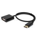 AddOn 2ft DisplayPort 1.2 Male to DVI-D Dual Link (24+1 pin) Female Black Cable For Resolution Up to 2560x1600 (WQXGA)