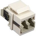 Black Box Keystone Snap Fitting - LC, Office White