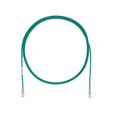 Panduit Cat.6 UTP Patch Network Cable - 20 ft Category 6 Network Cable for Network Device - First End: 1 x RJ-45 Network - Male - Second End: 1 x RJ-45 Network - Male - Patch Cable - Gold Plated Contact - 28 AWG - Green