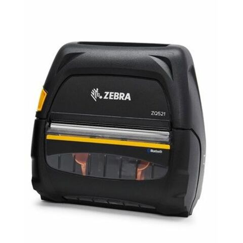 Zebra DT Printer ZQ521, media width 4.45''/113mm; English/Latin fonts, Bluetooth 4.X, stnd battery, US/Canada certs