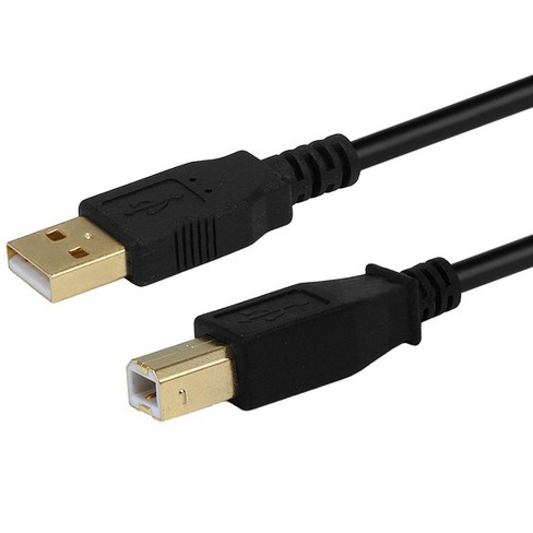 Monoprice USB cable USB 2.0 1.8 m USB A USB B Black