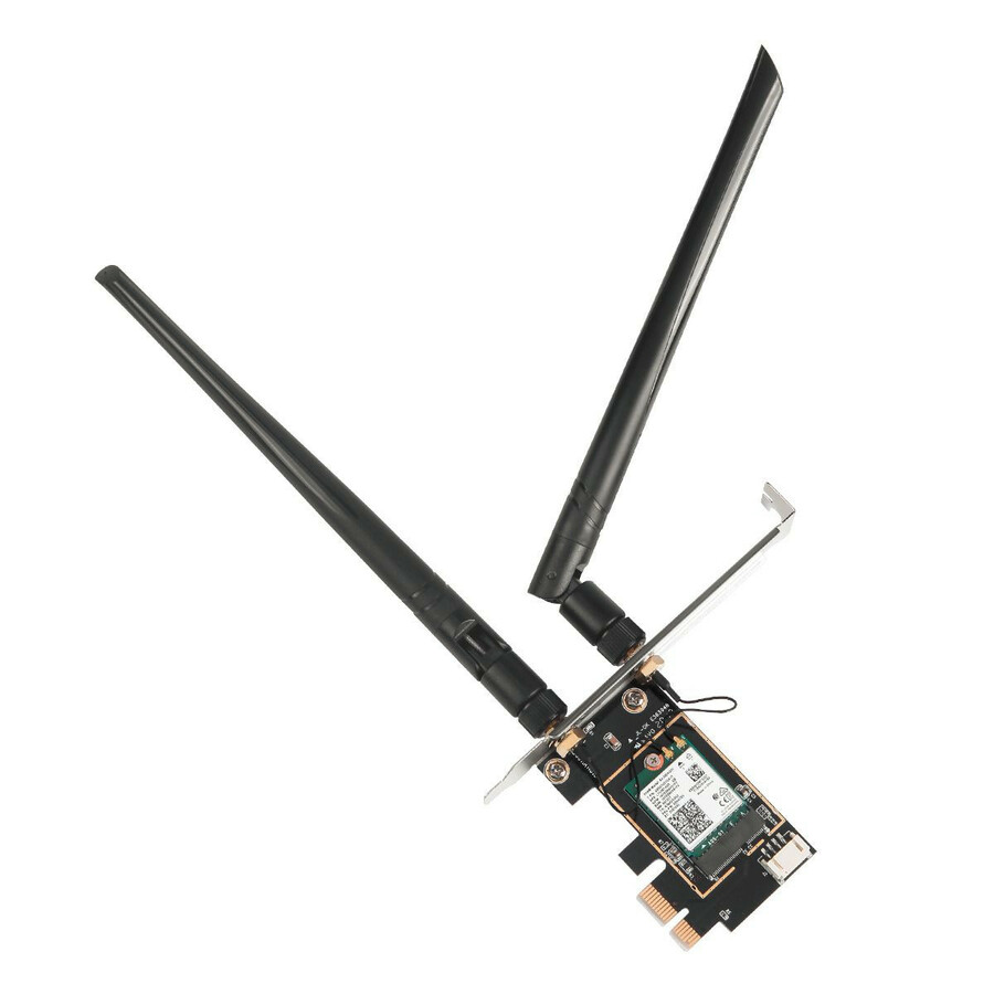 SIIG WiFi 6 Dual Band Ethernet PCIe Card - AX3000 - Delivers 80MHz to 160MHz, Ultra-Low Latency