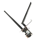 SIIG WiFi 6 Dual Band Ethernet PCIe Card - AX3000 - Delivers 80MHz to 160MHz, Ultra-Low Latency