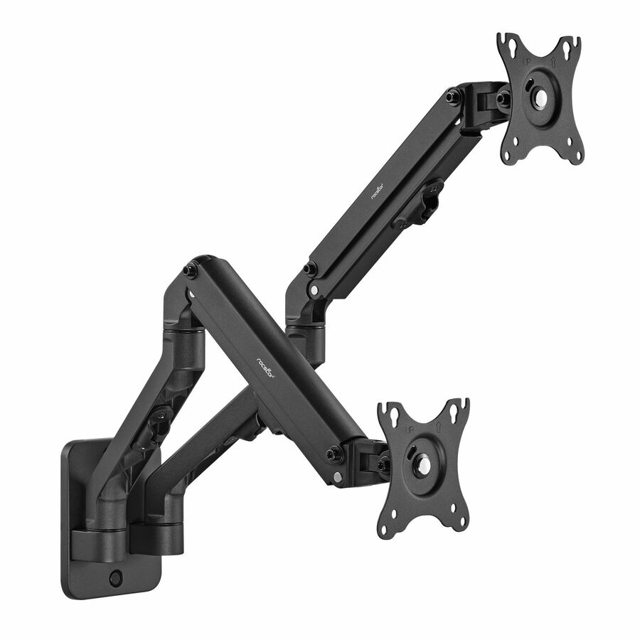Rocstor ErgoReach Mounting Arm for Monitor, Display - Black - Landscape/Portrait