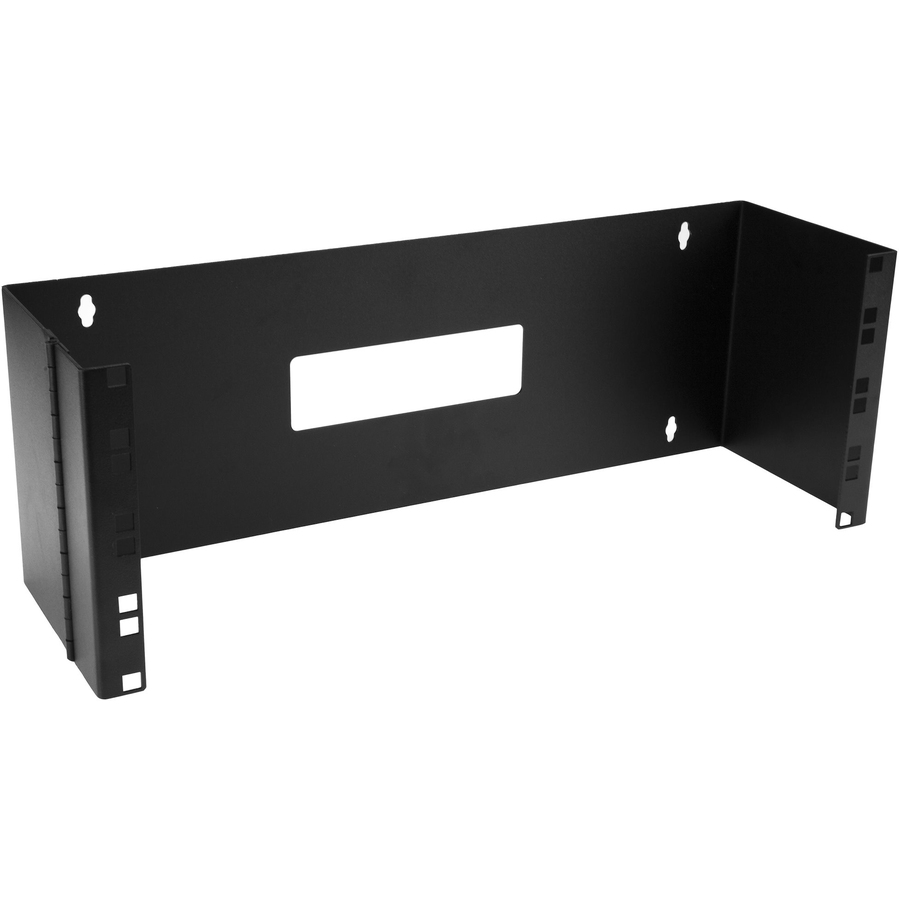 StarTech.com 4U 19in Hinged Wallmounting Bracket for Patch Panel - Wall-mount a patch panel or network switch while providing hinged access to the back of the device(s) 8 kg (17 lbs) weight capacity - 4U hinged network panel - Shallow 4U rack - Patch panel rack - Wall mount rack with hinge - 4U patch panel rack