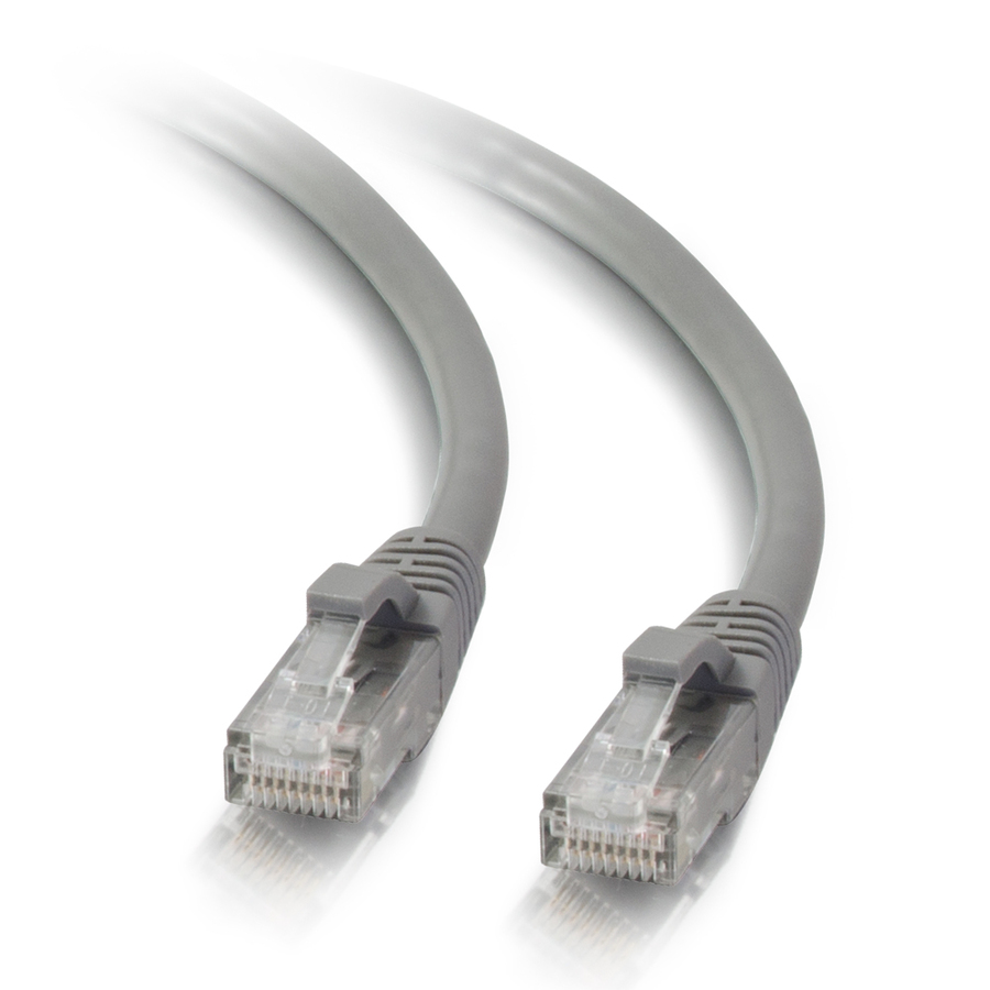 C2G 1ft Cat5e Snagless Unshielded (UTP) Network Patch Ethernet Cable - Gray