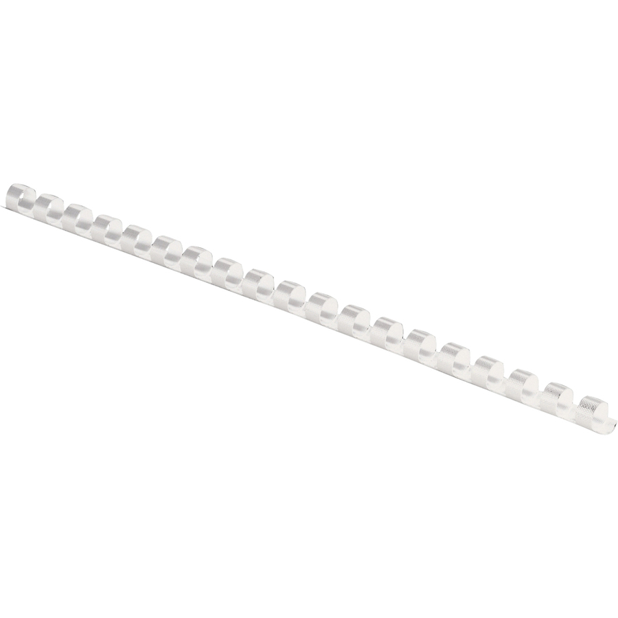 Fellowes Plastic Combs - Round Back 5/16" 40 sheets White, 100 pk