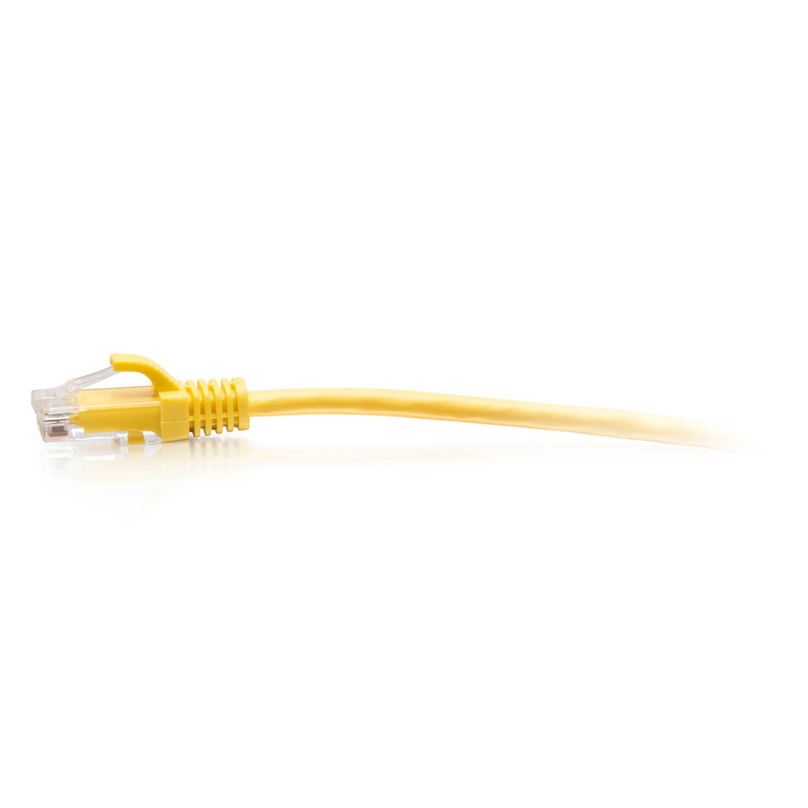 C2G 3ft (0.9m) Cat6a Snagless Unshielded (UTP) Slim Ethernet Patch Cable - Yellow - RJ45 - M/M
