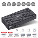SIIG USB-C Quad Hybrid 4K Video Docking Station with 100W PD