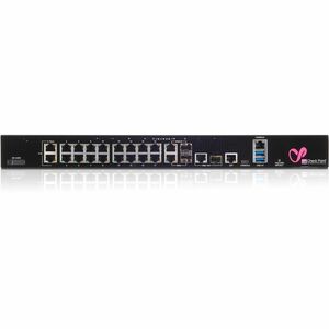 Check Point Quantum Spark 1800 Network Security/Firewall Appliance - Intrusion Prevention - 21 Port - 10/100/1000Base-T, 1000Base-F, 10GBase-T, 10GBase-X, 2.5GBase-T - 10 Gigabit Ethernet - 7.32 Gbit/s Firewall Throughput - AES (128-bit) - 500 VPN - 21 x RJ-45 - 3 Total Expansion Slots - 1 Year SNBT Package and Direct Premium Support - 50 Hz, 60 Hz - 1U - Rack-mountable, Compact