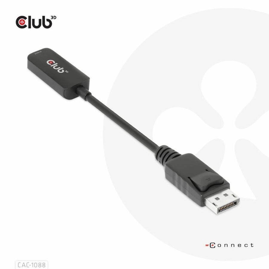 Club 3D DisplayPort1.4 to HDMI 4K120Hz/8K60Hz HDR Active Adapter M/F