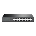 TP-LINK TL-SG1024D - 24-Port Gigabit Ethernet Unmanaged Switch - Plug and Play - Desktop/Rackmount - Fanless