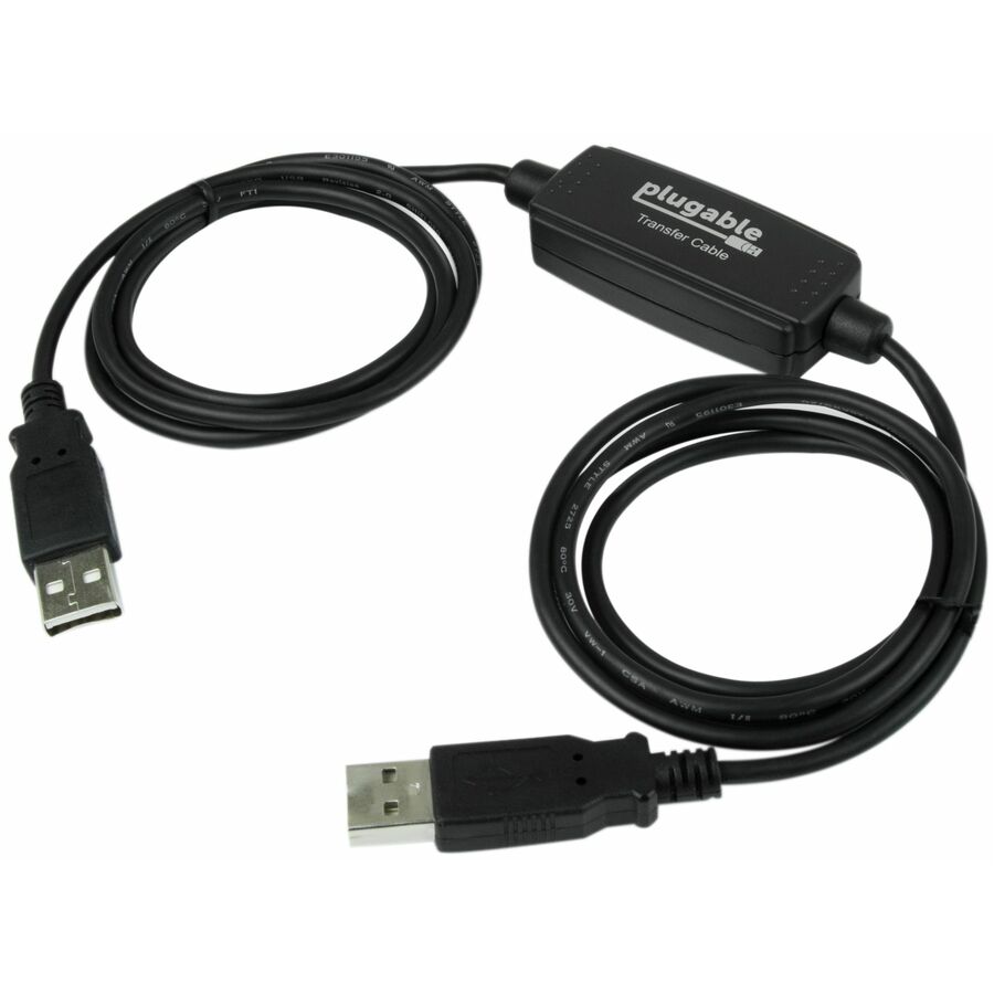 Plugable USB 2.0 Transfer Cable, Unlimited Use, Transfer Data Between 2 Windows PC's