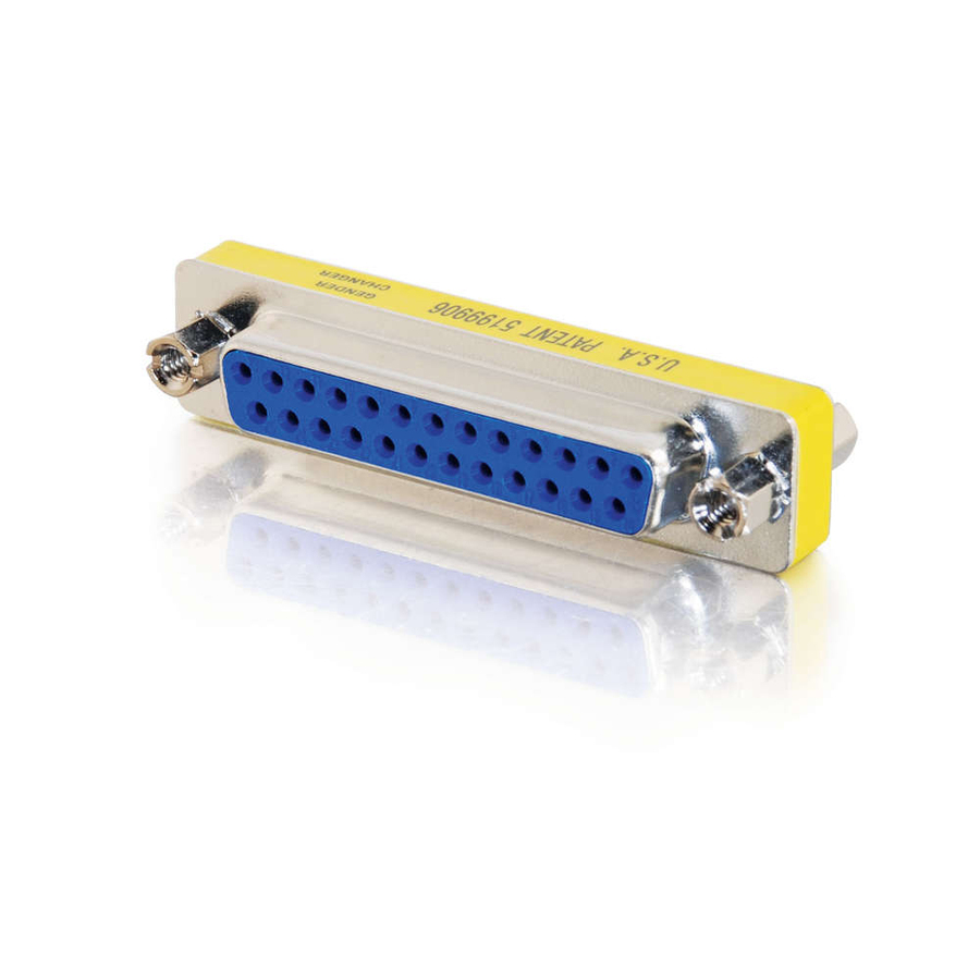 C2G DB25 Mini Gender Changer (Coupler) - F/F