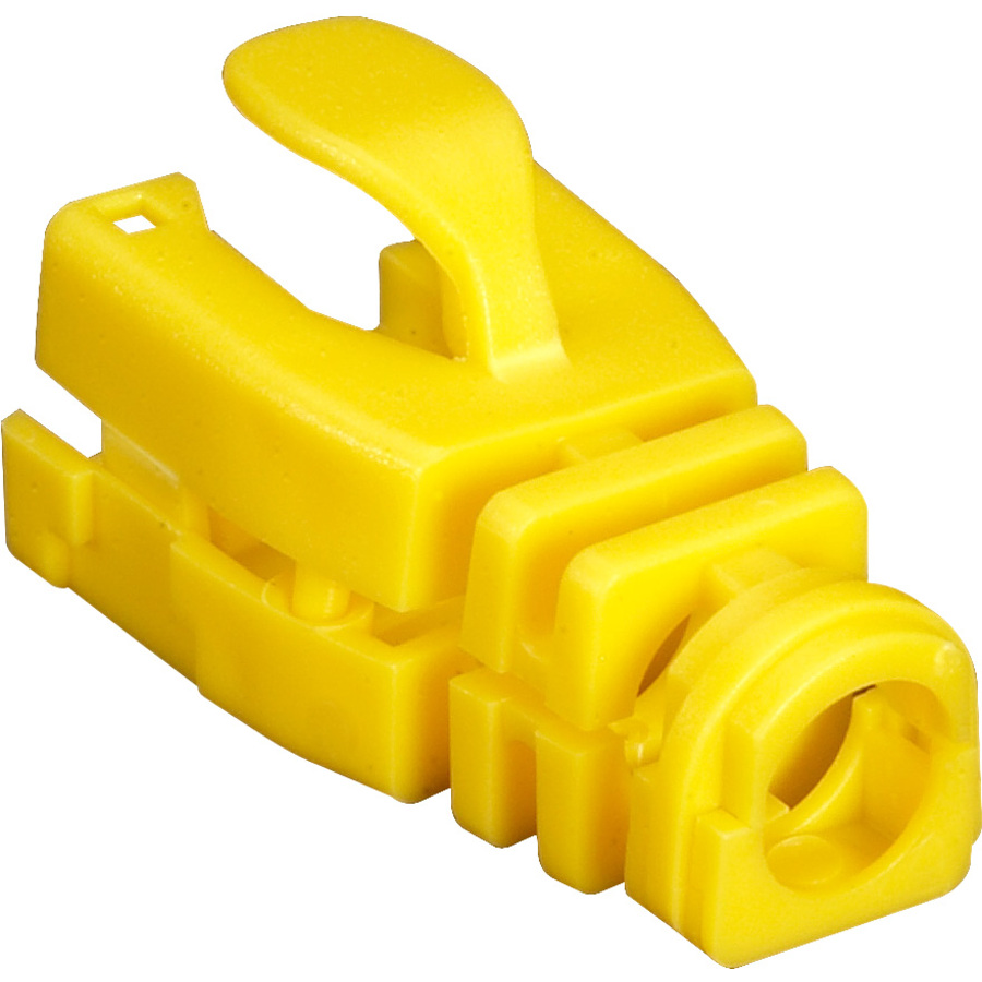 Black Box Snap-On Snagless Cable Boot - Yellow, 50-Pack