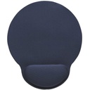 Wrist Gel Support Pad and Mouse Mat, Blue, 241 x 203 x 40 mm, non slip base, Lifetime Warranty